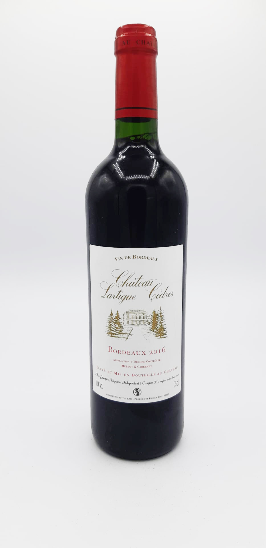 Château Lartigues les Cédres Bordeaux 2016
